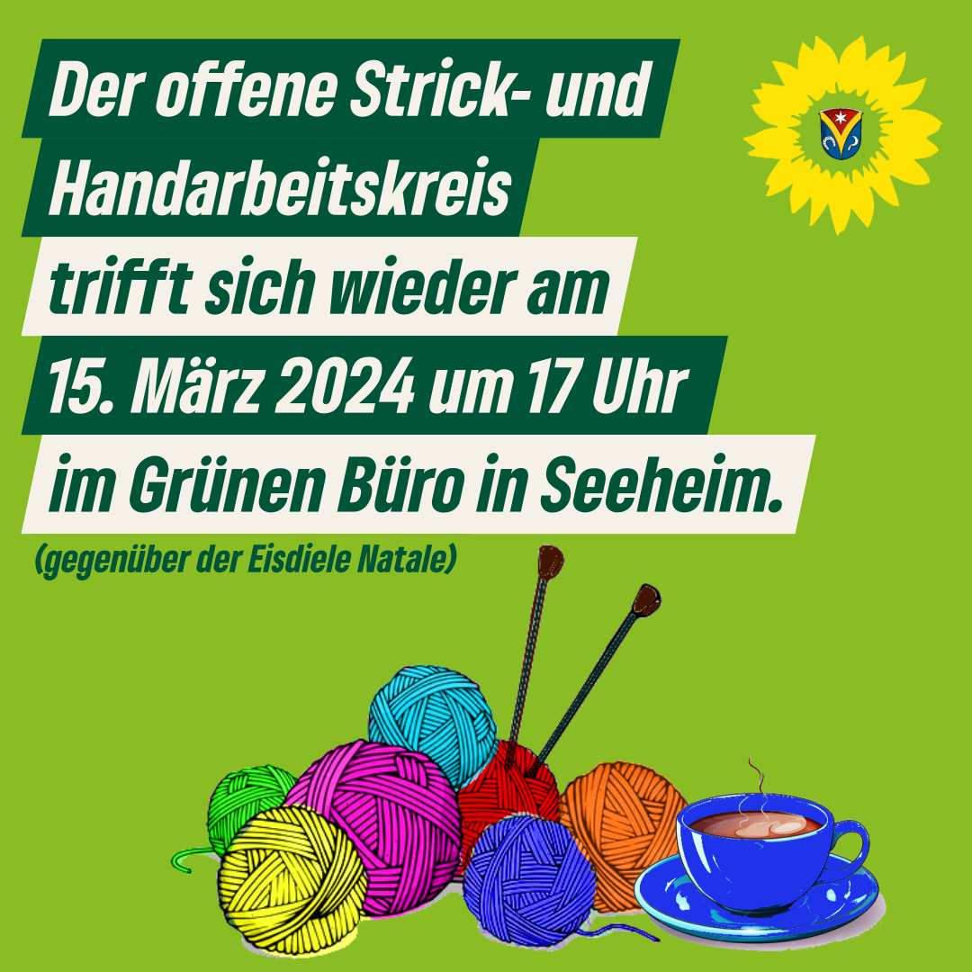 Strick- und Handarbeitstreff März 2024