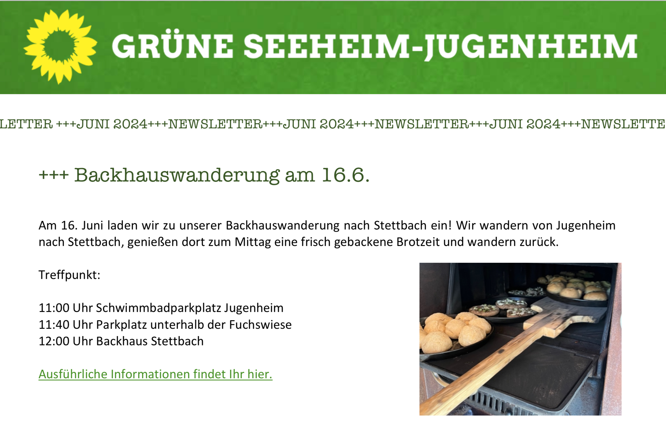 Newsletter Juni 2024